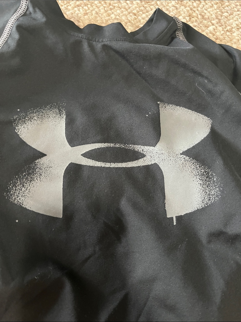 Under Armour Black & Gray Boys Athletic Tee and Shorts Set - Picture 3 of 4